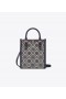  Sacs fourre-tout Tory Burch Mini T Monogram pour femme Bleu marine