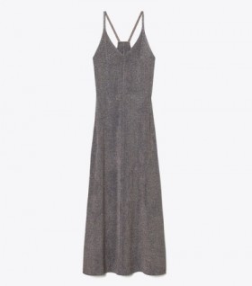  Robe nuisette en maille métallisée Tory Burch pour femme Marron Multicolore Métal