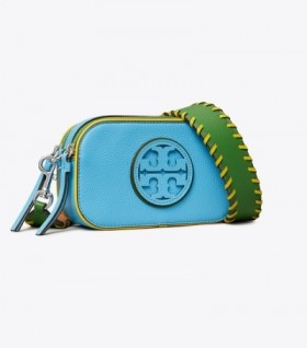  Mini sacs à bandoulière Pop Edge Miller de Tory Burch pour femme, bleu
