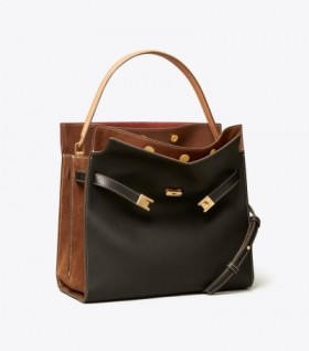  Sacs à main doubles Lee Radziwill de Tory Burch pour femme, noir