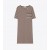  Robe t-shirt à rayures et poches pour femme Tory Burch Violet/crème