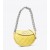  Sacs Tory Burch Mini Fleming Soft Patent Border Crescent pour femme Blanc citron