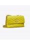  Tory Burch Kleine Kira Chevron Umhängetasche für Damen in Braun