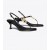  Tory Burch Capri Miller Sandalen mit niedrigem Absatz für Damen in Schwarz