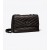  Tory Burch Kleine Kira Chevron Umhängetasche für Damen in Schwarz