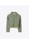  Γυναικεία Tory Burch Cropped Satin Club Jackets Πράσινα