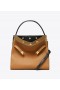  Γυναικείες τσάντες Tory Burch Lee Radziwill με βότσαλο διπλές τσάντες μαύρες