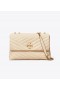  Γυναικείες τσάντες ώμου Tory Burch Kira Chevron Convertible Cream
