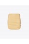 Γυναικείες Tory Burch Ruched Mini Φούστες κίτρινες