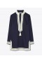  Γυναικεία Tory Burch Cotton Tory Tunic Coverups Navy