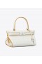 Γυναικεία Tory Burch Petite Lee Radziwill ανάγλυφη τσάντα Cat Eye White