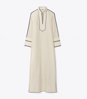  Γυναικείο φόρεμα Tory Burch Jacquard Coverups Λευκό