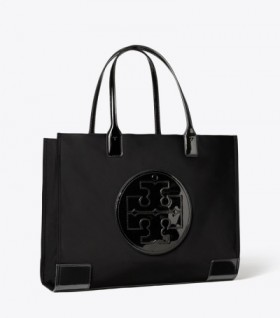  Γυναικείες τσάντες Tory Burch Ella Patent Tote Μαύρες