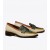  Γυναικεία Tory Burch 70s Square Loafers Μαύρο Κρεμ Καφέ